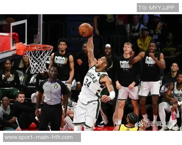 字母哥上半场表现抢眼砍下16分9篮板罚球命中率提升至60